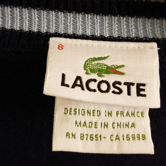 Lacoste sweater navy blue - Picture 3 of 4